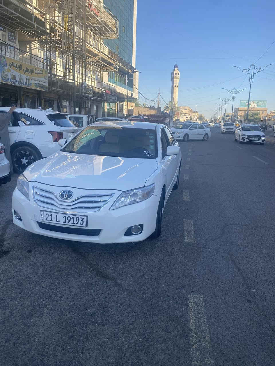 السلام عليكم كامري ٢٠٠٨للبيع بيها ٣ قطع باب السايق وجاملغ وربع البنيد صبغ وبيها راجز رقم سليمانيه تحويل ثاني يوم العنوان تكريت السعر المطلوب ١٠٥ وبيها مجال بسيط للأستفسار ***********
