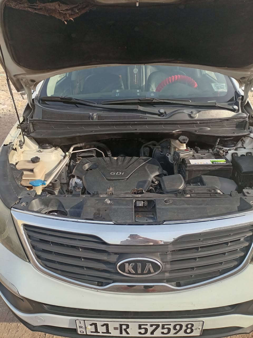 السلام عليكم
سبورتج موديل ٢٠١٢ بغداد رقم انكليزي محرك ١٦٠٠ كير عادي ٦ نمر سياره كير ومحرك مكفول بارد بسيط باب الصدر والخلفي سياره. نظيفه. صدر جديد تخم تاير السعر. ١١٠  وبيه مجال  بسيط للاستفسار الاتصال على هذا الرقم *********** مكاني بغداد
