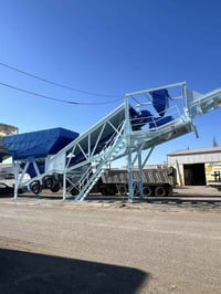 معمل كونكريت بروماكس • ١٠٠متر ناشف • سايلو ١٠٠طن