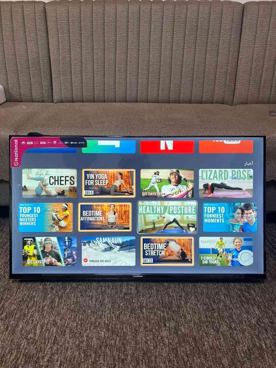 متوفر بلازمة ال جي امتياز كوري من حجم 43لحد حجم 70فول موصفات مع ميز بلازمة تركي يوجد حجم 160و حجم 140الوان مختلفه مع  كابسة صاج و همبركر المانيا جديده غير مستخدمه  باقي الصور داخل المنشور للتواصل ***********
