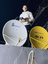 🧡. مستمر بتغطيه تنصيب الستلايت في گميره والفحامه والمناطق المجاوره شد ...