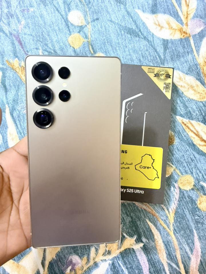 اس 25 الترا ذ 256 لون شمباني وكاله عين الفهد نضيف جدا مجرد بيه هاي الطخه مال الحافضه مستخدم 4 ااشهر السعر مليون 150 العنوان بغداد او ديالى الشراي يتصل ***********
