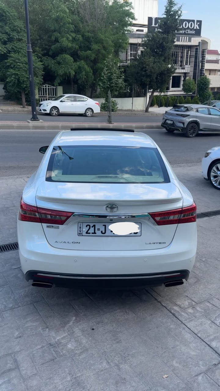 Toyota Avalon 2016 Limited 145.000 km✅
‎تۆیۆتا ئەڤەلۆن
‎مۆدێل ٢٠١٦
‎مواصفات لمیتدد
‎فول فول مواصفات خلیجی
‎١٤٥ هەزار کم ڕۆشتووە 
‎هەموو گیانی بەشەرت بێ بۆیاخ و بێ سارد
‎بەصمە سڵایت کوشن جلد و خەزن کوشن سارد و گەرم
‎پەردە حاسەی پێش و دوا
‎لایت لید و زینۆن شاشە و کامێرا
‎سەیارەکە زۆر جوان و تازەیە 
‎گێڕ و مەکینە و دەنگی دیجیتاڵی بەشەرت
‎سەنەوی و ژینگە و رەقەم  تازەیە
سۆنەرم داناوە تکایە مشتەری نیت پەیوەندی مەکە سوپاس 
٢٤٣$
***********
‎ناونیشان سلێمانی السليمانية, العراق
