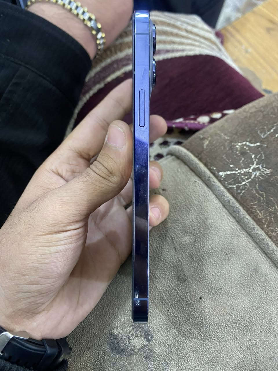 سلام عليكم ايفون 13 برو ماكس شرق اوسط ماستر ذ256 بطاريه79 جهاز نضيف مبدل فقط شاشه و شرط مال تفصيخ اصليه وانطي ضمان حواف ناعمه و 120 فريم البطاريه صرفيتها حلوه و البقيه كفاله اي خلل يرجع سعر 575 وبي مجال بسيط عنواني كربلاء المركز 
***********
