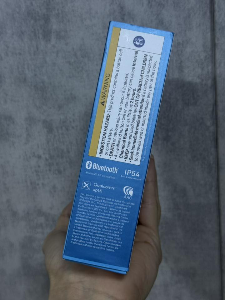 شوفلي هذا الجمال
ايربود سنهايزر اصلي SPORT True Wireless
السعر 100 الف متوفر توصيل 
للحجز خاص او وتساب ***********
