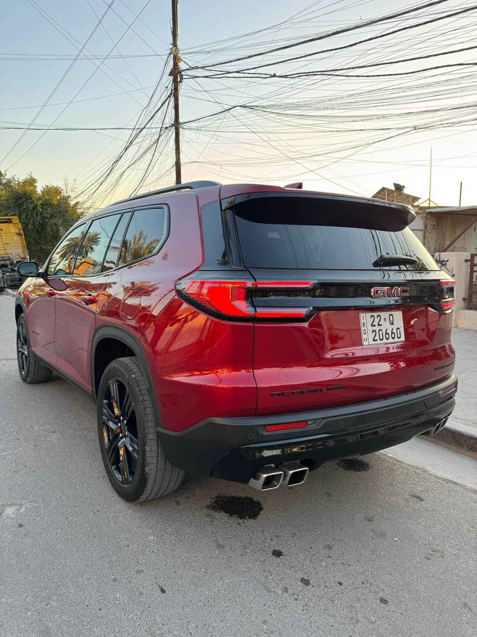 اكاديا موديل ٢٠٢٥ اليڤيشن فول مواصفات

محرك ٤ سلندر ٢٥٠٠ تيربو 

ممشاها ٢٣٠٠ مايل جديده بمعنى الكلمه

بلاك توب بلادي 

بانوراما

٥ كامرات

تدفئة كشنات امامي وخلفي وستيرن

داتا شو 

قبغ جنطه كهرباء

سستم صوت

حادث جداً بسيط بدون صبغ اوتبديل فقط ربع الدعاميه . ايرباك راجع سستم

تصليح درجة اولى بدون اي نقص 

مكان السياره حي الخضراء*********** بغداد, العراق
