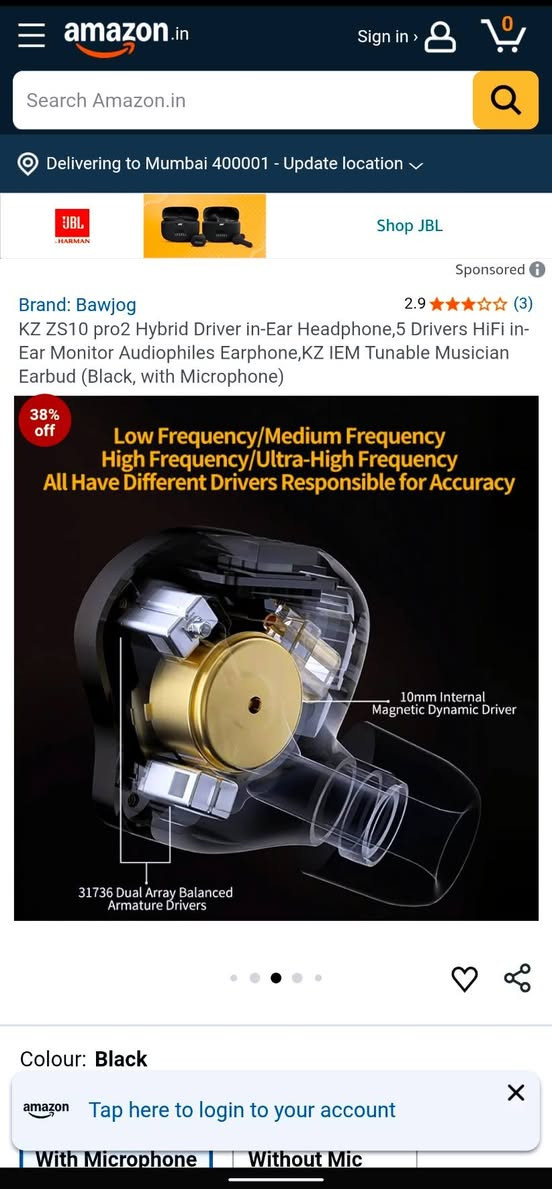 سماعة ماركة KZ صوتها خرافي ومفولة مواصفات وبسعر 25الف يوجد توصيل لجميع محافظات


**إذا كنت صاحب هذا الإعلان وتريد حذفه لأي سبب، رجاءا أرسل رسالة إلى الدعم الفني**