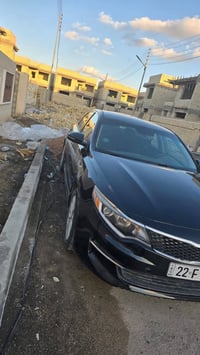 للبيع كيا اوبتما 2018لون اسود وارد امريكي حادث خلفي وصار بيهة صبغ جامل...