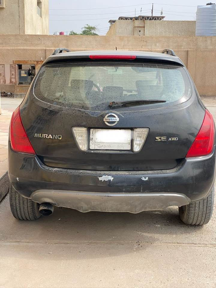 السلام عليكم نيسان مورانو 2005 وارد يابان  سيارة بلادية  كفالة من ضربة قوية والشاصي بيها صبغ قطع ابيع حزام مكينة 3500  مكينة كير بلاد تبريد شغال   حدادة صدر كامل مبدل وعندي دبلات جدد ما شادهن وماشات رقم بغداد الماني السيارة موجودة بالبصرة وابو السنوية سكنه بغداد ابيع شرط التحويل ما تحول ما ابيع  السعر 70 وبيه مجال للشراي ***********
