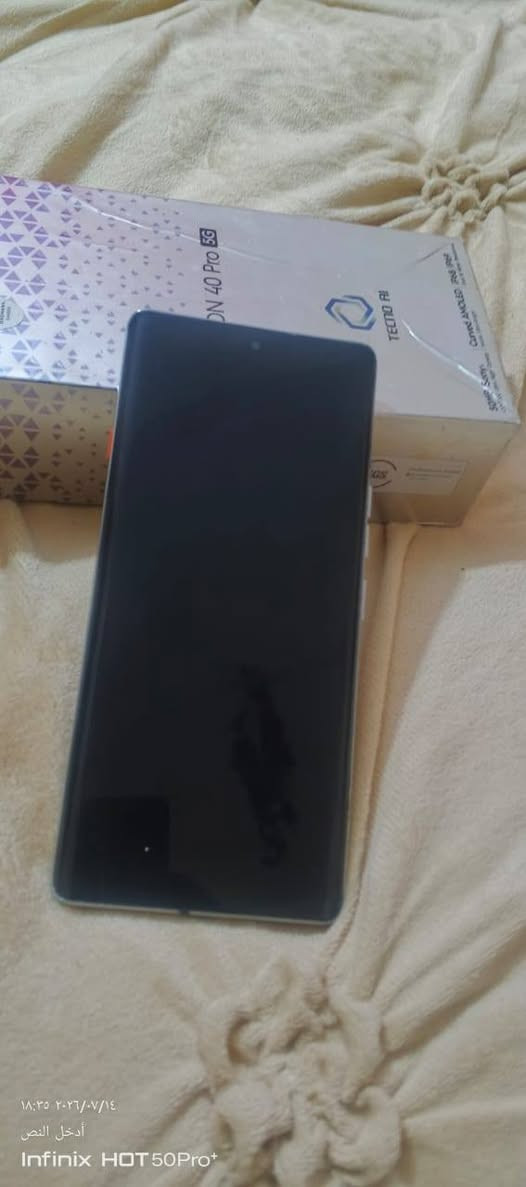 TECNO CAMON 40 Pro 5G مبايل البيع كامل محقات سعر 300 وي مجال عادي مراوس حس القناعه مكاني ميسان ***********
