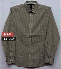 قميص H&M اورجينال نضافة100‎% ‎  قياس : L  ‏MADE IN BANGLADESH  غير مست...