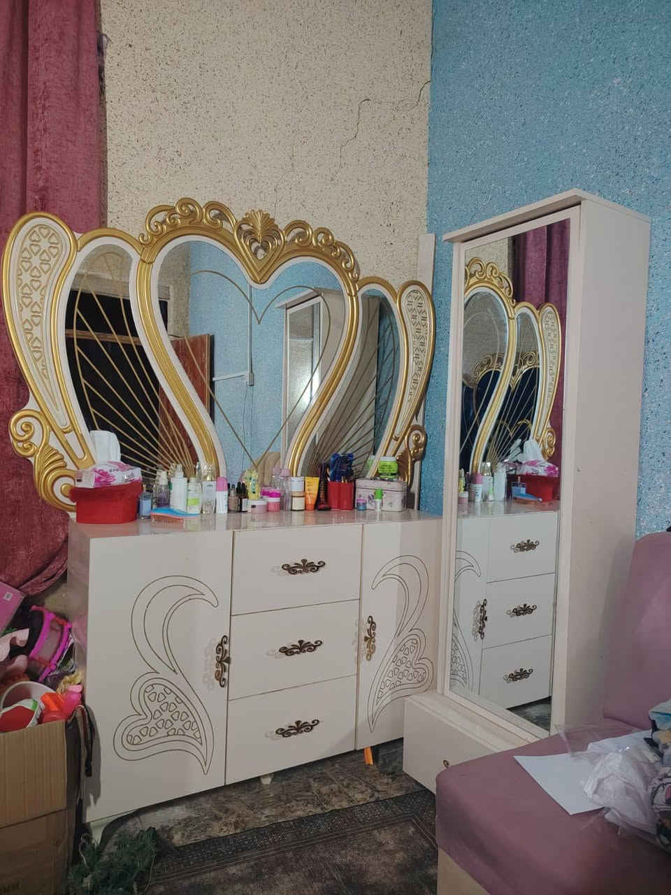 غرفه تركيه ضخمه 9 قطع وجرباية طفل للبيع


**إذا كنت صاحب هذا الإعلان وتريد حذفه لأي سبب، رجاءا أرسل رسالة إلى الدعم الفني**