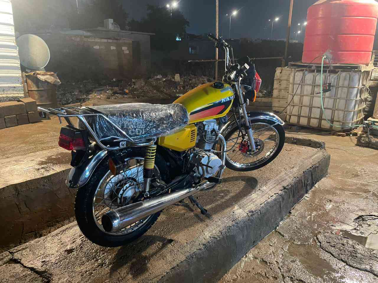 السلام عليكم دراجه ايراني امتياز 22 الكصبه الرفيعه اوراق كفاله اليريدهه يتصل ع/***********
