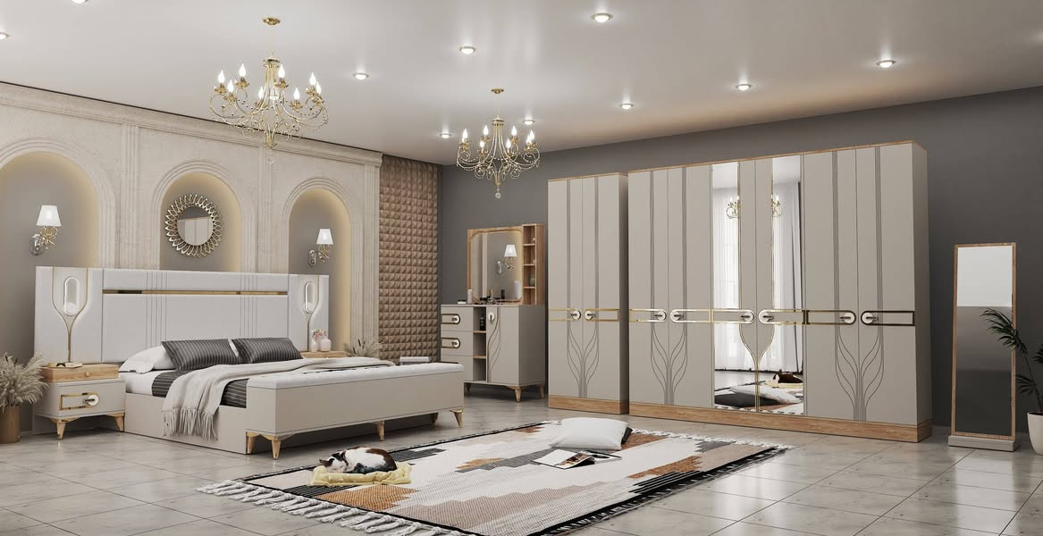 السلام عليكم غرفه نوم عشر قطع طراز تركي 
فخامه اناقه جمال ما تلكوها بس عندنا توجد خدمه توصيل وتثبيت وهديه دوشك طبي سعر الغرفة 1200 

للاستفسار 
***********
***********
