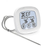 مؤقت مطبخ • ميزان حرارة رقمي • مجس حراري طويل