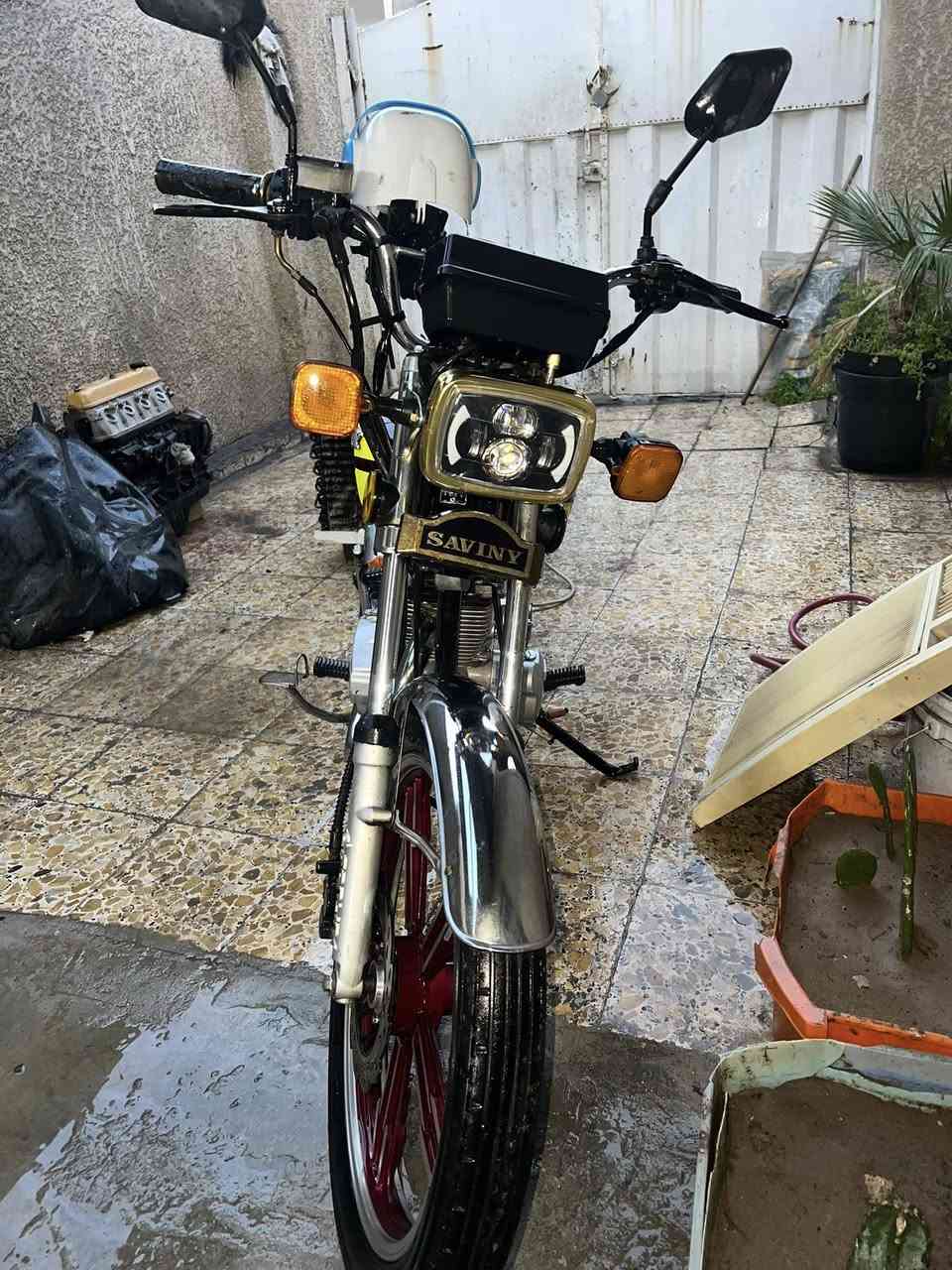 السلام عليكم من رخصة الادمن
اعادة نشر بسبب الوعود الكاذبة 
دراجة ايراني سيفان موديل ٢١ 
دراجة اوراقهة ضايعة نضيفة من كل النواحي ع كد الدوام وارجع بيهة دراجة خبر من الله 
تايرات جدد وباتري جديد اشاير دشبول كلهن شغالات 
نقص بيهة بس ستاند تعليك فقط 
مكاني بغداد الحرية البستان  
رايدهة ب ٣٥٠ 
***********
