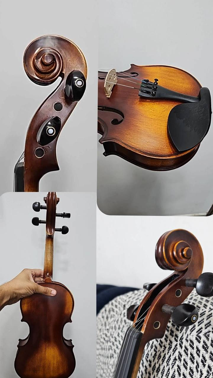 آلة كمان إحترافية (الصوت مرفق بالفيديو)
تخفيض لأسعار الكمان ذو الجودة العالية من ٢٠٠ الف الى ١٥٠ الف 
صوت نقي ، خشب احترافي مع مفاتيح وملحقات من خشب الأبنوس 
مع سلاسة بالعزف رهيبة
🔴🔴 جودة الصوت مرفقة بالفيديو اذا مو نفس الصوت يرجع مع المندوب 
يشمل العرض حقيبة مربعة  + كمان + قوس + دامر 
توصيل متوفر لكافة مناطق العراق 
تتوفر كافة ملحقات الكمان بأنواعها 
* اوتار ، دامر ، ميوت ، أقواس ، ستاند نوطة ، كتافية 
كورساتنا التعليمية مستمرة بأعلى المستويات وأفضل النتائج  من الصفر ولغاية الأحتراف ( أدخل للصفحة وشوف النتائج  ولكل الأعمار )
عنواننا المنصور ساحة ابو جعفر المنصور/ المركز الثقافي 
للأستفسار والحجز راسل الصفحة او واتساب ***********
بأشراف عازف الكمان علي الغبان
Learning music and Violin تعــليـم الموسيقى والكــمان
