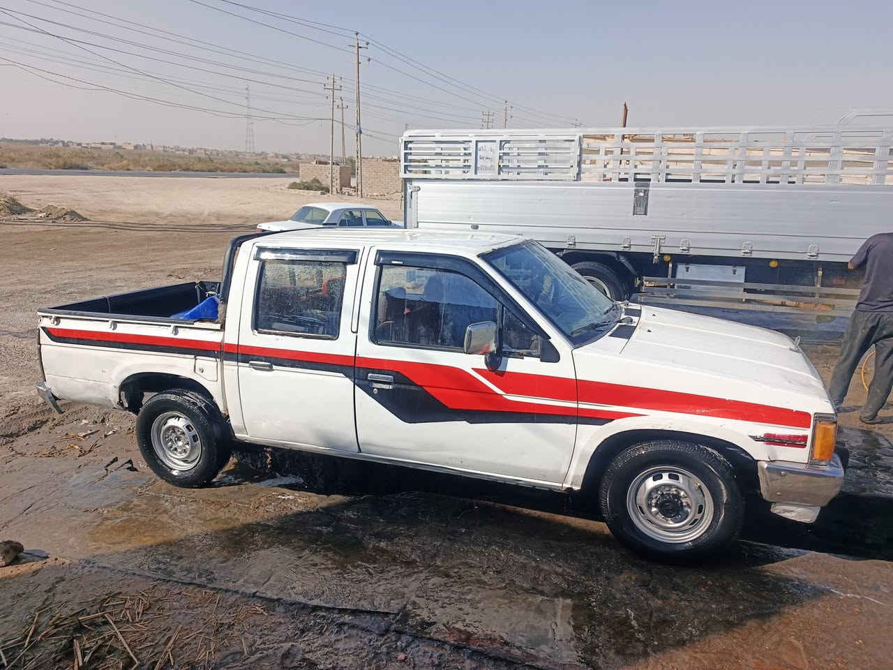 نيسان موديل 92 سياره مكفوله تخم تاير مكينه كابريته او كير شرط كرهبايات كلها شغاله شاصي مكفول سعر 37 بيها مجال ‏‪***********‬‏
