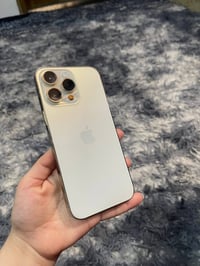 ايفون 14 برو ماكس ذاكره 256 بطاريه 96 دبل سيم ZA مامفتوح لون ذهبي نضيف...