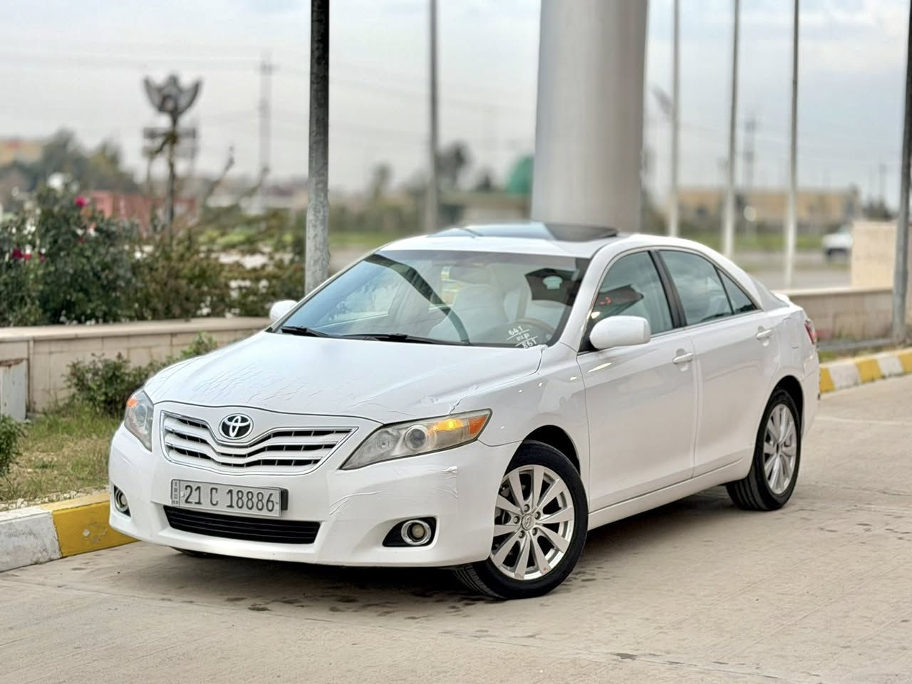 كامري 2011    امريكي Xle
السعر  124$✅ ماشيه 150 الف حقيقي گير محرك شرط رقم سليمانيه سنوية كلها جديد شرط تحويل سياره مكفوله من صبغ فقط جامرلغات بي كارت بدون دواخل بدون حادث 
مواصفات Xle فول مواصفات فتحه سلايت  تحكمات ستيرن تبريد قطعتين داخل لونين وصاج كشن كهربائي + كشن تدفئه شاشه ايباد بلادي وبعد هواي مواصفات شراي يخابر فقط بيع بدون مراوس مكاني كركوك 
***********
