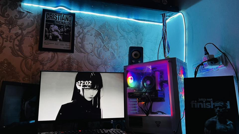 PC (للبيع🏷️)
RYZEN 5 4500
RTX 3060 12GB
RAM 16 GB
M.B B450
M.2 512 GB
PU 650W 

شاشة ألعاب MAG 274F 27 بوصة من ام اس اي، FHD
اي بي اس سريع، معدل تحديث 200
هرتز، زمن استجابة 0.5 مللي ثانية، HDR، حماية العين، مداخل HDMI 2.0b  

🔵السعر٩٢٠الف وبيها مجال 

🔴ملاحظة:مستعمل ثلاثة اشهر نضافة (99%)وتستلم كل قطعة مع كارتونتها

📍🗒️مكاني موصل ماعندي توصيل


**إذا كنت صاحب هذا الإعلان وتريد حذفه لأي سبب، رجاءا أرسل رسالة إلى الدعم الفني**