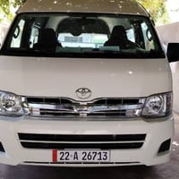 تويوتا هايس بنزين  2011 صبغ وكاله  سقف عالي كشنات ناصي  بها طعجة في شن...