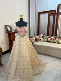 فستان خطوبه • مقاس XL • ملبوس ساعة
