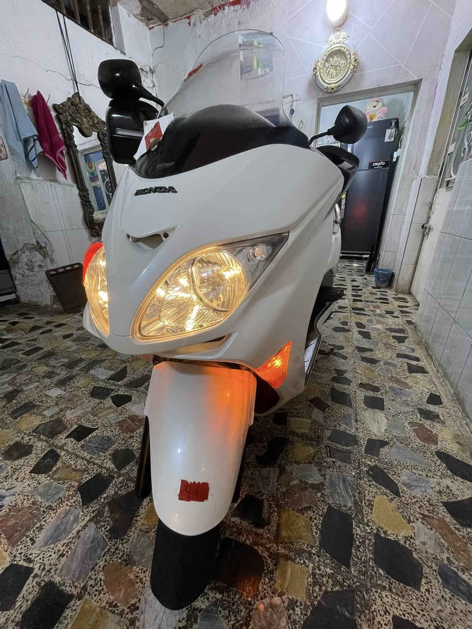 السلام عليكم8/0 كفالة عامة دراجة رمبة يابانية صور مزاد ماشية 49km دراجة نضافة 100/100اوراقهة كاملة الاستفسار *********** ✅👍📞
