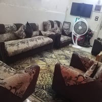 طقم كنبايات • خشب زان • ثلاثية بصندوق