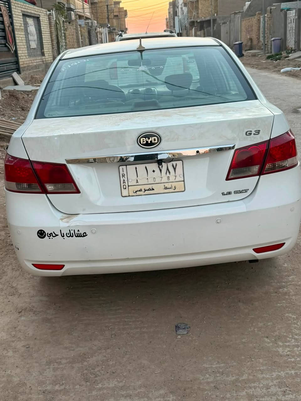 بي وايدي G3موديل 13 اوتماتيك
كير وحرك  وتبريد وتخم تاير مكفول دواخله نظيفه
فقط باب بي طخه مصلح 
جاهزه بدون نقص 
السعر 44
مكاني واسط الكوت 
***********
***********
