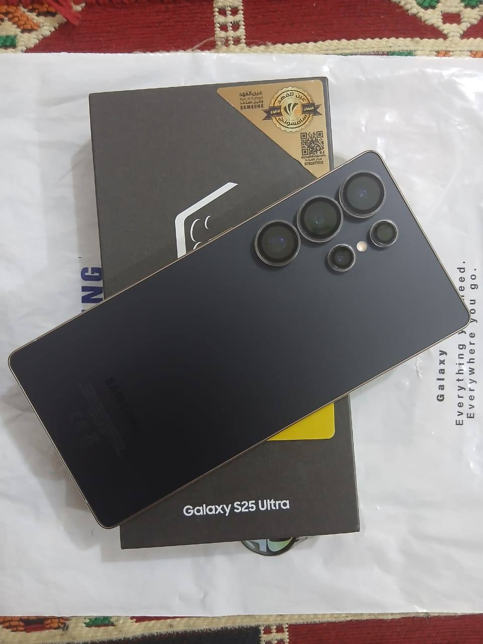#للبيع 
السلام عليكم جهاز S25 آلترا ذاكرة 256 جهاز جديد شخط مابي إستخدام أسبوع واحد فقط ضمان عين الفهد 
سعره مليون 150 قفل؟؟
 ***********

