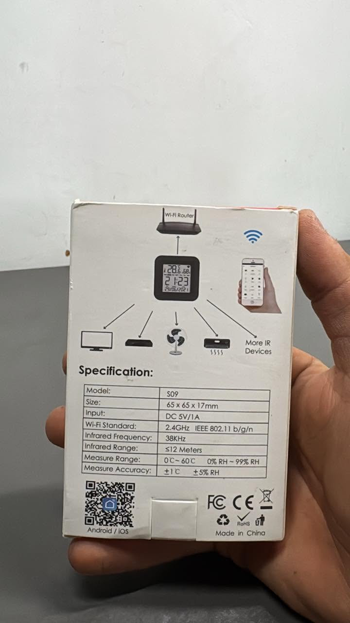 مقياس حراره ورطوبه وريموت تحكم سمارت بنفس الوقت 15 الف وبالعافيه


**إذا كنت صاحب هذا الإعلان وتريد حذفه لأي سبب، رجاءا أرسل رسالة إلى الدعم الفني**