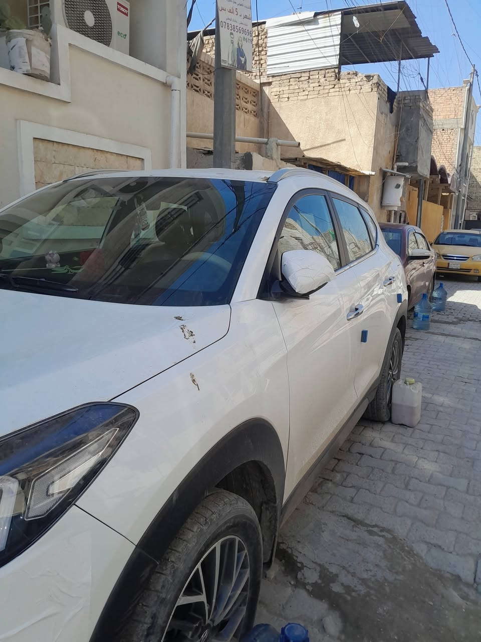 عندي بغداد زيرو سلام عليكم
توسان مديل 2021 السيارة زيرة ماشيه 29
تخم تايرات
سبير منازل 
كشنات كهربائي 
بصمه السيارة 
ابواب بصمه
مري شفط
تشغيل عن بعد
تحكمات بل ستيرن 
الجك مالتهه منازل مال شركه بلادي
السيارة جان راعيهه مسافر ومتروكه سنتين صارلهه شهر من طلعت 
السيارة مدوشمه 
فول السيارة من عدة الفتحه 
رقم انكليزي الجديد
هزة جديدة 
السيارة استعمال شخصي 
مال بيت السيارة
بيهه بس رصعه من نزلوهه بل جنطه ومسويهه بي دي ار 
كهرباياتهه كلهه شغاله 
خمس عدسات الايت
اوكس شاحنه مال تليفون
بل كشنات الخلفيه هم شاحنه 
الاستفسار ***********
السكن الحريه الثانيه شارع الكهرباء... السعر 225 وبيهه مجال
خليجي السيارة
