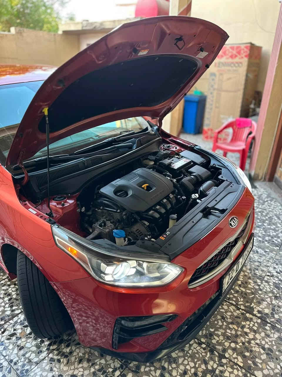 🚗 للبيع | كيا فورتي GT-Line

* الموديل: (21)
* اللون: (مشمشي )
* الممشى: (62mi)
* المحرك: 2.0 لتر
* القير: أوتوماتيك
* وارد: (أمريكي - حادث دعامية خلفية )
* رقم اربيل )

المواصفات:
✅ شاشة كبيرة مع Apple CarPlay وAndroid Auto
✅ كاميرا خلفية وحساسات
✅فول عدا الفتحة 
✅ تشغيل بصمة وستارت
✅صندوق ذكي
✅ مثبت سرعة 
✅ إنارة LED
✅ داخلية نظيفة ومكفولة

السيارة نظيفة جدًا، استخدام شخصي، جاهزة للفحص بأي مكان، وما تحتاج أي مصروف.

💰 السعر: (140) قابل للتفاوض مكان السيارة بغداد 

📞 للتواصل: (***********)

