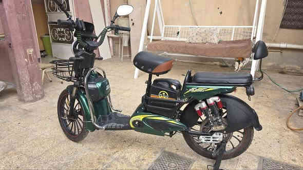 دراجه شحن للبيع موديل 24 نضافه فول سعره ٢٠٠ وبي مجال عيبه بطاريه ضعيه يعني يحتاج والشاشه يقرا غلط كركوك ***********
