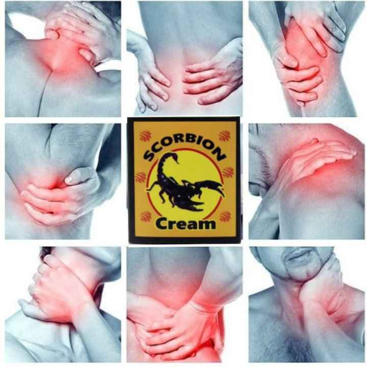 هذا كريم Scorpion Cream (كريم سم العقرب) لتخفيف آلام المفاصل والعظام. 
يستخدم لتخفيف آلام المفاصل والعظام.

يساعد في تخفيف آلام أسفل الظهر والعمود الفقري العنقي، والتهاب الأوتار وإجهاد العضلات.
فعال في المساعدة على علاج التهاب المفاصل الروماتويدي والنقرس.

السعر 18
#توصيل_لكل_المحافظات_العراقيه_ الصويرة, واسط


**إذا كنت صاحب هذا الإعلان وتريد حذفه لأي سبب، رجاءا أرسل رسالة إلى الدعم الفني**