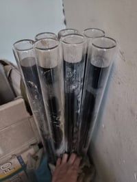 سخان شمسي • مستعمل • زجاج مكسور