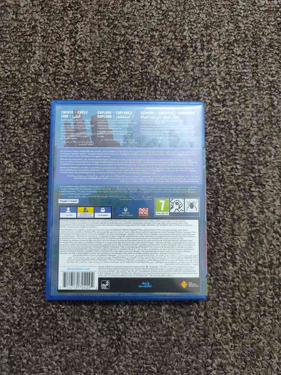 Minecraft النسخة الجديدة 
نظافة عالية جدا 
السعر 25 🌹 
أو مراوس حسب القرص 
مكاني بغداد
يتوفر توصيل لكل العراق بغداد, العراق


**إذا كنت صاحب هذا الإعلان وتريد حذفه لأي سبب، رجاءا أرسل رسالة إلى الدعم الفني**