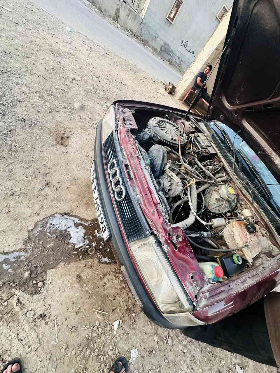 بعد السلام  اودي 92 جاهذه من كلشي نقص بس التبريد كلشي شغال محرك وكير كصه وصدر مصار شهر من بدلتو  ملاحضه مصبوغه عام  السياره باسمي  سنويه لل 2029  اقل من 30 لحد يخابرني  وقصاط ما ابيع فقط نقد 🫡 
***********
