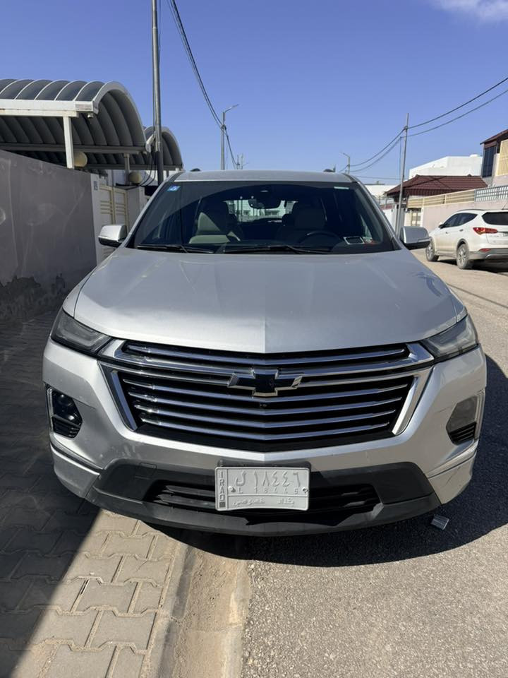 السلام عليكم 
_________________________________
✅اسم السيارة : شيفرولية ترافرس
✅الموديل :  2022 
✅الفئة : بريمير
✅لوحة السيارة : بغداد حره
✅السعر :  262 ورقة
✅الضرر : صبغ جاملغ خلفي يسار تبديل جنطة ودعامية تفصيخ نفس اللون والتصليح درجة اولى كله بالنجف وموجودة صور التصليح
✅الايرباك : سليم بدون اي ايرباك
✅عداد المسافة :  46 الف ميل

______________________________
🔻1-حجم المحرك  : 6 سلندر 3600
🔻2-ويل كب حجم 20 
🔻3-بصمة ابواب و بصمة تشغيل و تشغيل عن بعد 
🔻4-لايتات زينون اصل 
🔻6-غرفة السيارة جلد بيجي 
🔻7-ذاكرة خزن ميموري لمقعد السائق 
🔻8-تحكم كهربائي متكامل للمقاعد الاماميه
🔻9-المقاعد الامامية تبريد و تدفئة وخلفيه تدفئة 
🔻10-كاميرات 360 محيطيه
🔻11-شاشة كبيرة الحجم 
🔻12-كامرة خلفية  
🔻13-رادار امامي تفاعلي مع رادارات جانبيه
🔻14-تحديد مسار  

والكثير من المواصفات المعروفة بالبريمير
 

✅السعر المطلوب  262  ورقة  ✅
 ______________________________

‏ ‏ ‭0780 254 3329‬ 📞صاحب السيارة. 

🔴العنوان:النجف الاشرف
