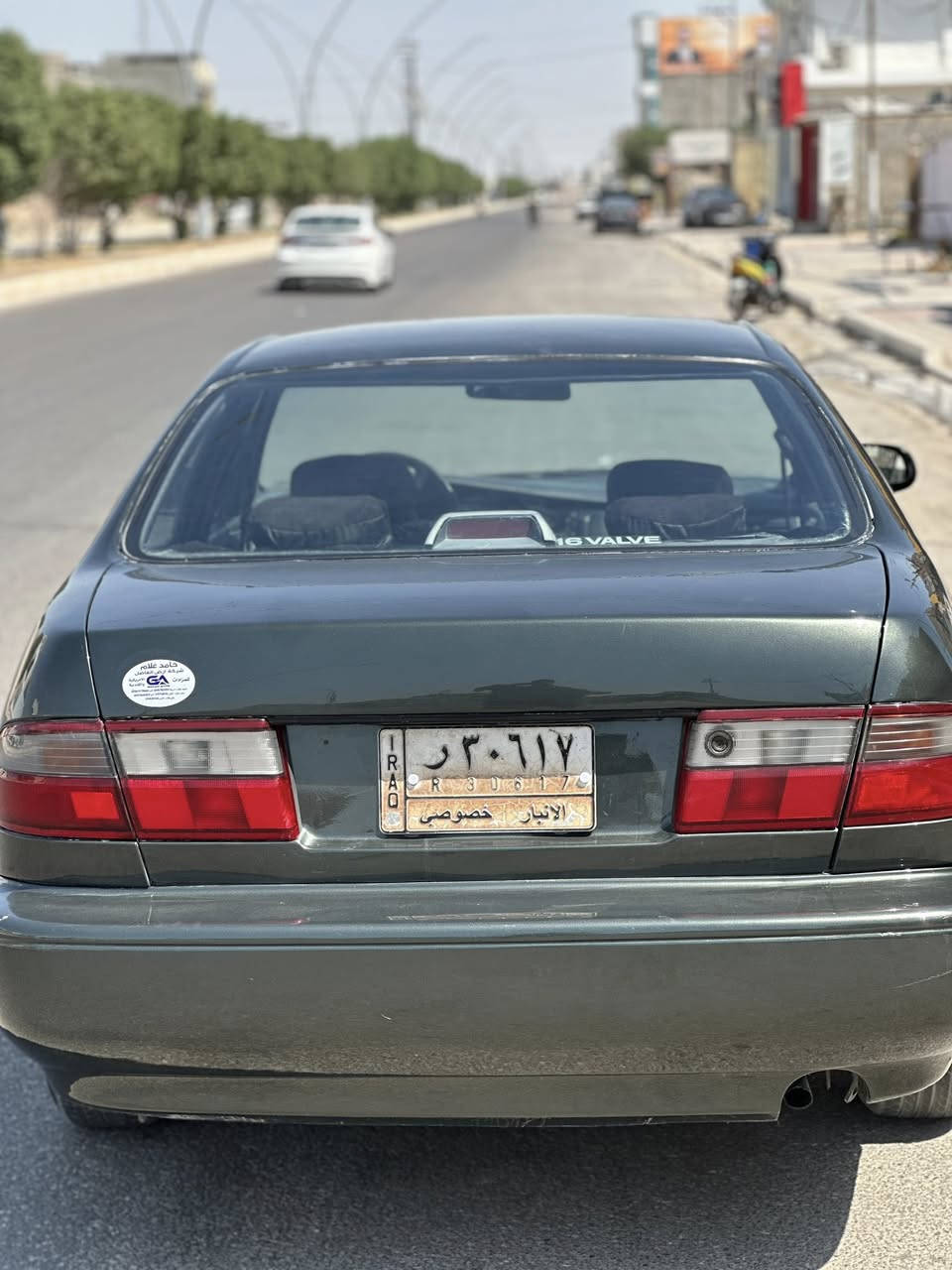 سلام عليكم
….
كرونا موديل 1995 محورة  السيارة جاهزة من كلشي مابيها نقص برغي   گير ومحرك كورلا كف 1600
دوشمة جديدة
كهربائيات 
صدر جديد امامي خلفي
ادامة محرك 
فلنجات جديدة 
دسكات جديد
مصبوغة عام جمالية 
***********
***********
….
السعر /  ٤٥ وبيها مجال بسيط
