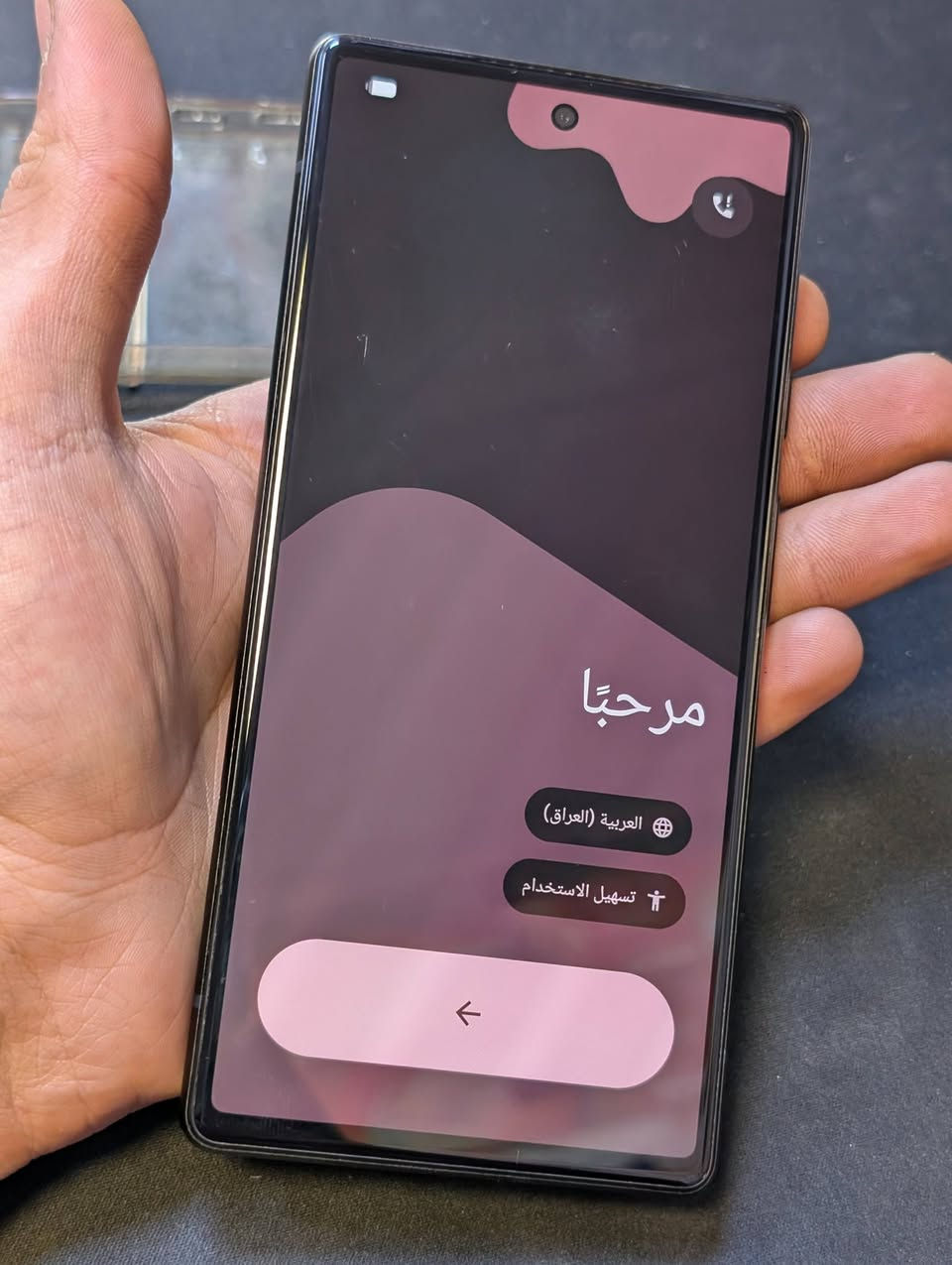 السلام عليكم
للبيع او مراوس مع بكسل 9 وانطي فرق
كوكل بكسل 6 عادي لون اسود ذاكره 128
مكفوله من العطل و التصليح وعلى الفحص
نظافة 100% فقط الشاشه بيها خدوش خفيفه ما مبينه بالصور بسبب ماحاط لاصق حماية
غير الخدوش ماكو اي ملاحظه ثانيه بطاريته ممتازه شاشته كلش سلسه 90hz
السعر 225 وبيه مجال او مراوس مع بكسل 9 وانطي فرق
عنواني بغداد شارع فلسطين توصيل طبعا ماكو ممنوع فقط داخل بغداد اني اجيك او تجيني
***********
