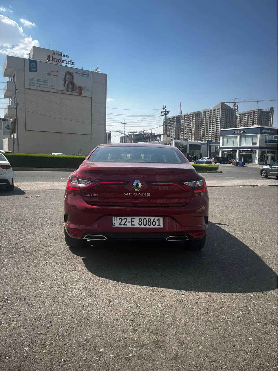 سڵاو بەرێزان..
رینۆ میگان 2023 نیو مواسەفات
بێ سبوغ 
گێر و مەکینەی نیسان بەشەرت
تەبریدی بەفر ❄️
سفری شەریکەی موهەنەد کارز
مواسەفاتی: شاشە گەورە ، حەساس ، کامیرە ، سوکان ڤۆلیۆم و تەحدید سورعە ، جام ئۆتۆ 
هەزە ٢٧ 
سەیارەکە هەیچ مەسرەفێکی تێدا نیە
شوێنی سەیارەکە هەولێرە
***********  

رينو ميكان 2023 خليجي نص مواصفات صفر شركه مهند كارز 
بدون صبغ.
كير و مكينه نيسان 
تبريد ثلج ❄️ 
المواصفات: شاشة جبيره ، حساسات، كامره، تحكم ستيرن، و مثبت سرعه و محدد سرعه، جام اوتو
هزه ٢٧
سيارة كامله مكمله مابيها مصرف 
مكان السيارة اربيل أربيل, العراق
