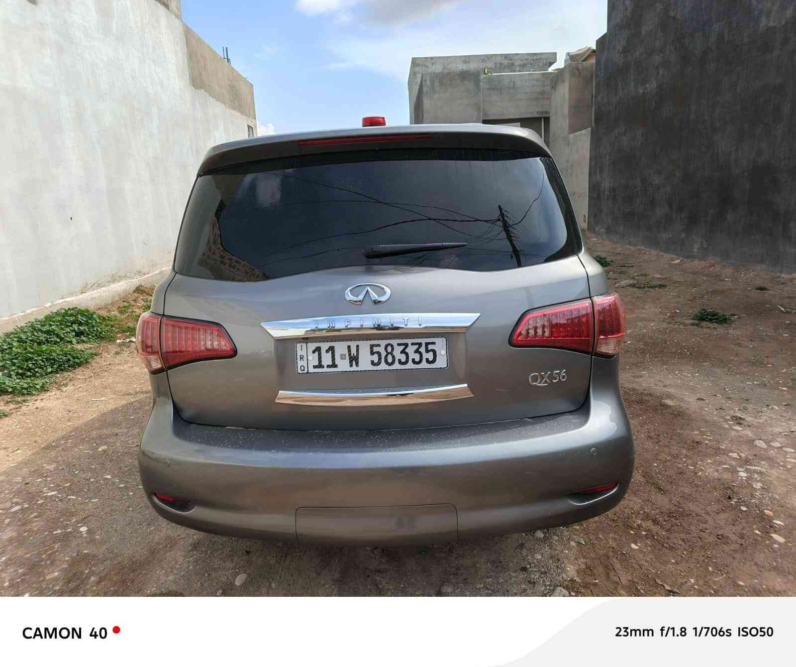 سيارة مال كشاخة وسعرها ارخص من الكامري
انفنتي QX 56 موديل 2013
حجم_8سلندر_المرغوبه
فول_موصفات_اعلى_موصفات_VIP 
السيارة_كفالة_عامة_
كير_مكينه_حدادية__كهرباىيات_كلها_بشرط
جديدة_كلش_سيارة_نظافة  100‎%‎1000
‏المسافة_مقوطعه_51ميل

الموصفات_
بصمة• سلايد  •تشغيل عن بعد •جلد •كشن سايق كهرباىي 
 •سستم صوت كشن سكن كهرباىي •لد امامي لد خلفي 
كامرات360درجة •3شاشات •دبل اكسل 4X4•تبريد كشنات
•حساس خلفي •مريات كهرباىية +مريات اتو قلابة + مريات ترحيب •صاجات بلاك •تحكم ستيرن•منفذ 220•ثلاجة •
•مانع انزلاق •7 راكب • صندوق كهرباىي •بردات خلفية 
ويل بلاك حجم جبير •3 قطع تبريد مركزي  •سياقة ذاتية
كشنات تدفى • مانع انحدار• دشبول ليزري • مريايه عاكسه •
•لايت كهربائية •لايت زنون عالي ناصي بلوجكتر LEd •
•تبريد منفصل شاشة نظام قيادة زراك لايت • حساس امامي 
•ستتم نيكل كامل بلادي • سترين كهرباىي •كشنات خزن 
غراض_الشركة_سبير_كتلوك__كلها_موجوده
مكان السيارة كركوك
 السعر180وبيها مجال قليل
رقم صاحب 
***********
