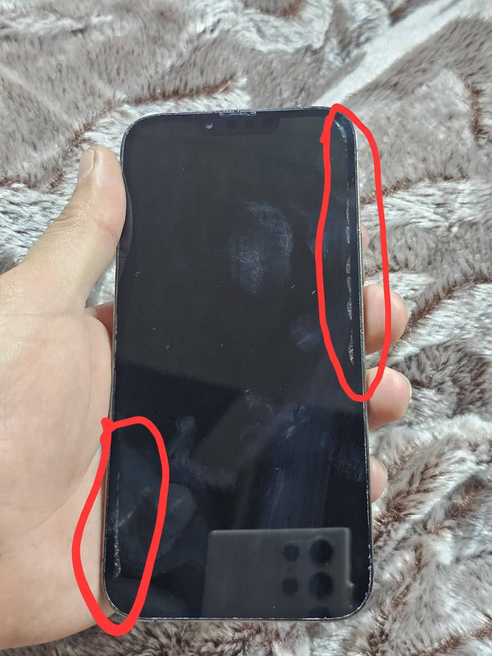 ايفون 13 برو ماكس
128 باتري 87 بلادي
جهاز بي رطوبه بل حافيه شرط ماتبين مماثر بشي
جهاز نورمال كبس مايعبر هوا 
السعر 520 يرهم مراوس
***********
