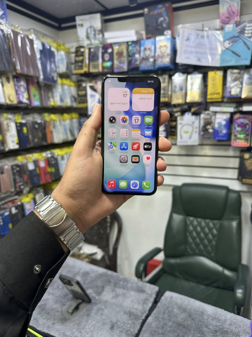 للبيع فقط
11 برو ماكس 

جهاز نظيف وشرط ما مفتوح وحاسبة نورمال بدون غراض 

ذاكرة 256 

بطارية 98‎%‎

تك سيم 

نموذج M

شراي تعال خاص او اتصل 

***********

***********

سعرو 360
