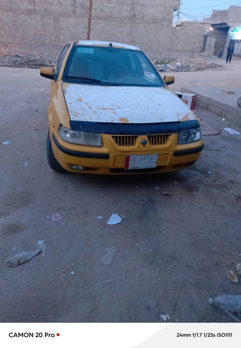 سمند للبيع مديل 2011 مكينه تبخر كير توه شاده بدون راعي سعر 16وبيه مجال البصره ابو  رقم ***********
