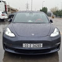 تسلا مودل 3  تك اون لاين موديل ٢٣ ماشية٧١ الحادث مرفق مع الصور السعر ١...