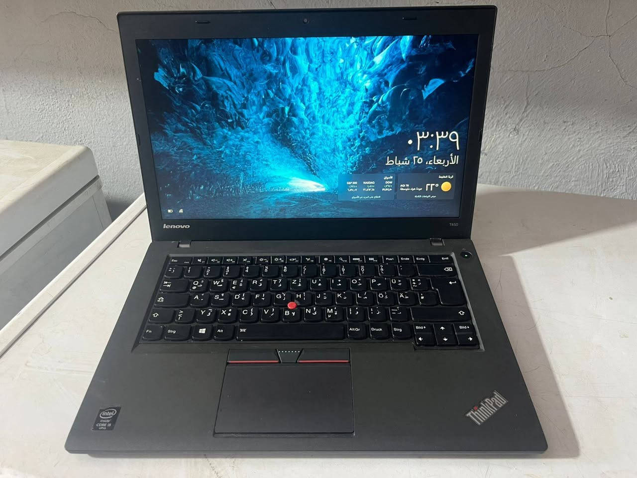 Lenovo Thinkpad T450 لابتوب
Core i5 الجيل الخامس

RAM 8GB

SSD 256GB

شاشة 14 إنج دقة 1600×900 HD+
الجهاز نظيف وشغال بطارية زينة
السعر (225 الف) وبي مجال بسيط
تواصل واتساب
***********
