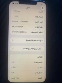 آيفون ١٢ برو ماكس • ٢٥٦ • ظهر مكسور